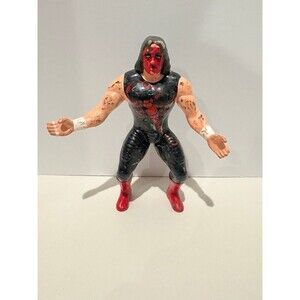 1999 Toy Biz WCW nWo Wolfpac Sting Red Black Smash N Slam Figure Loose
